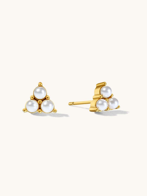 Trio Pearls Studs Ohrringe