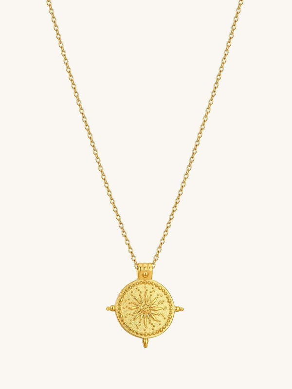 Gold Sunray Kette