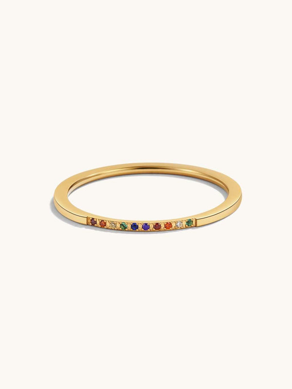 Slim Rainbow Ring