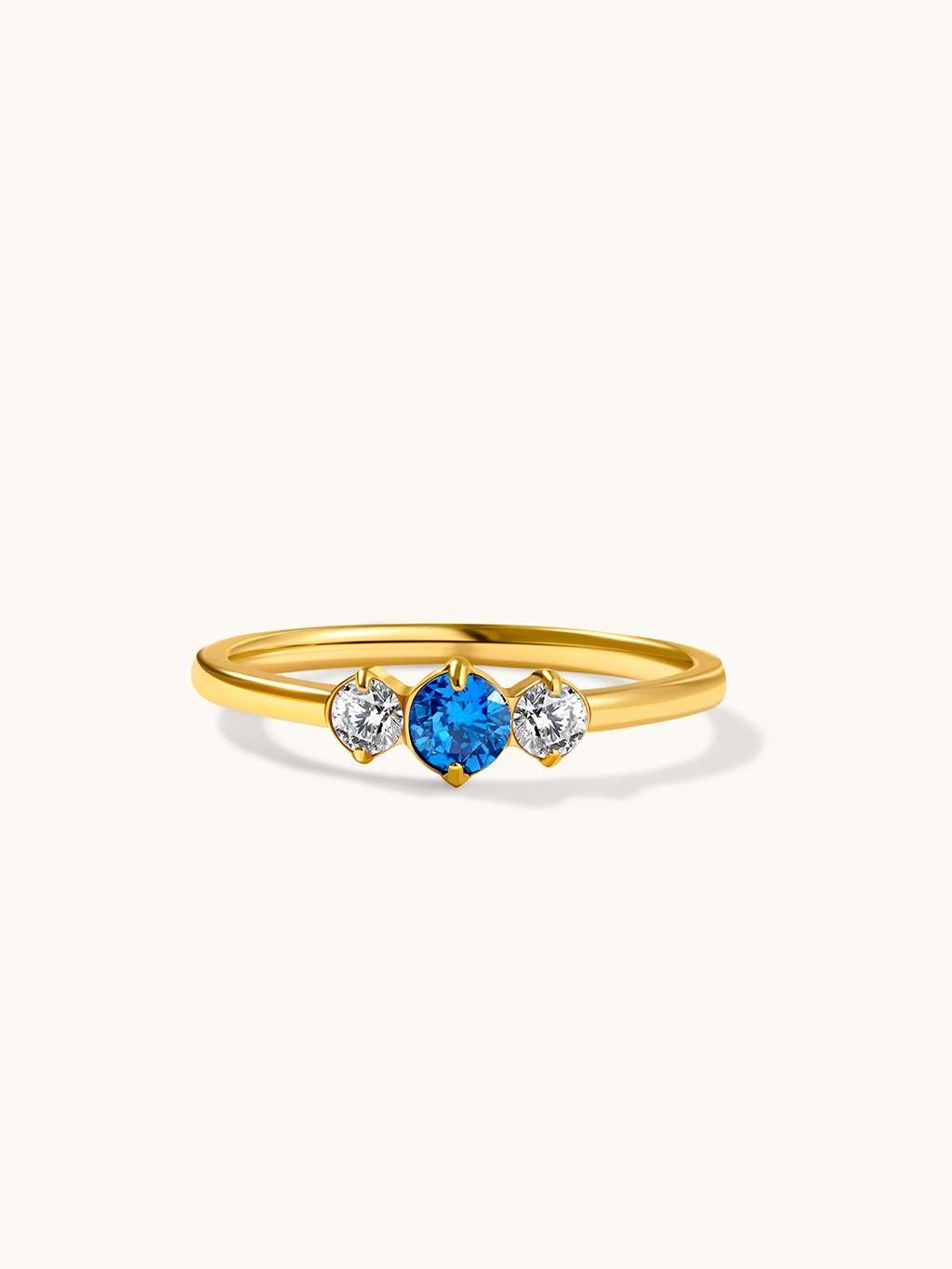 Blue Energy Ring Gold