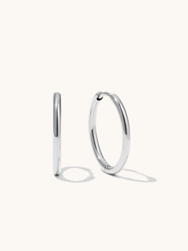 Blank Hoops Silber Small 12mm