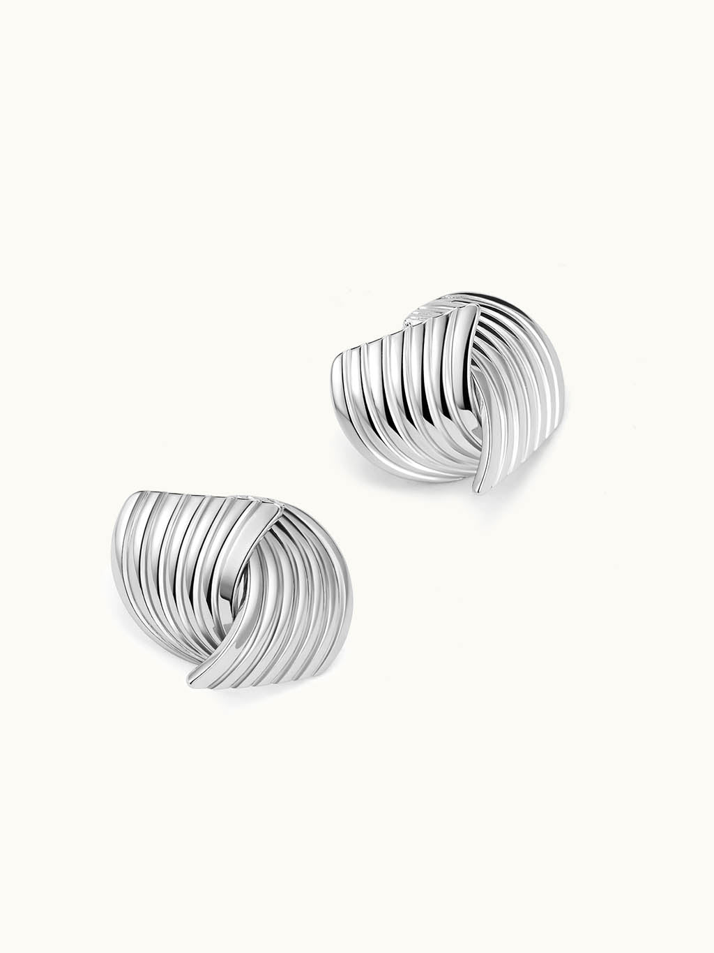 Striped Staggered Stud Ohrringe