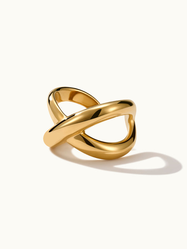 Axis X Twisted Ring