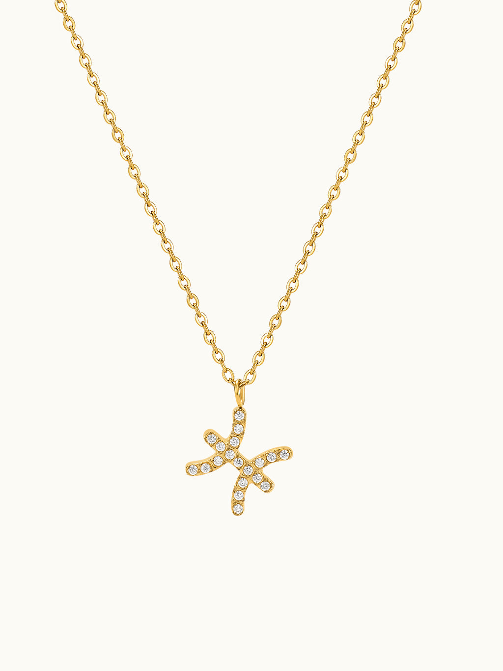 Zodiac Pendant Zirkonia Kette
