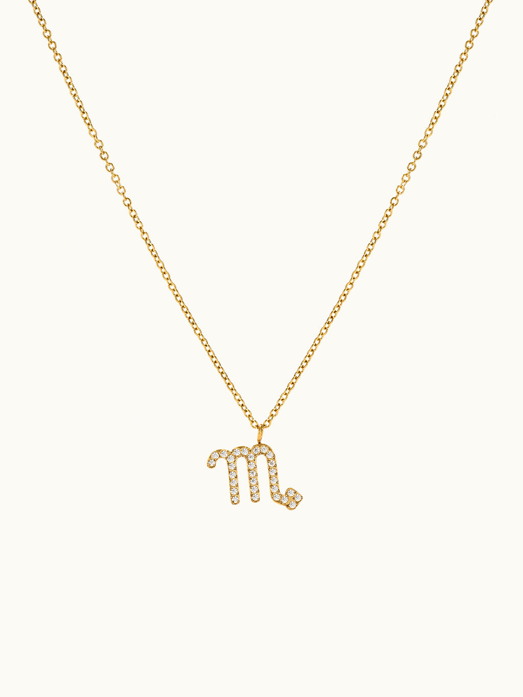 Zodiac Pendant Zirkonia Kette
