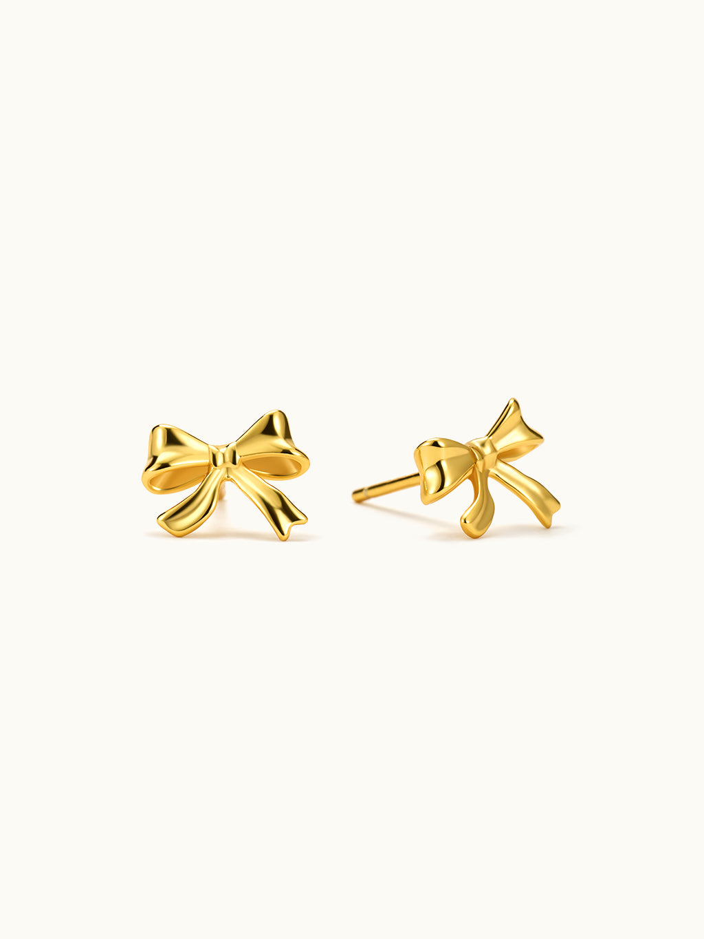 Tiny Shiny Bow Stud Ohrringe