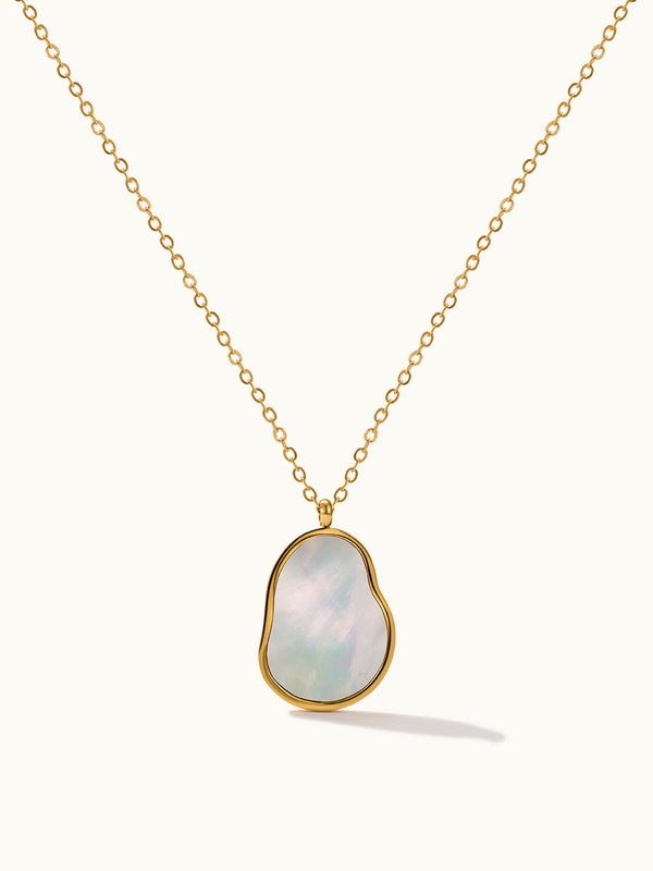 Gold Shell Pendant Kette