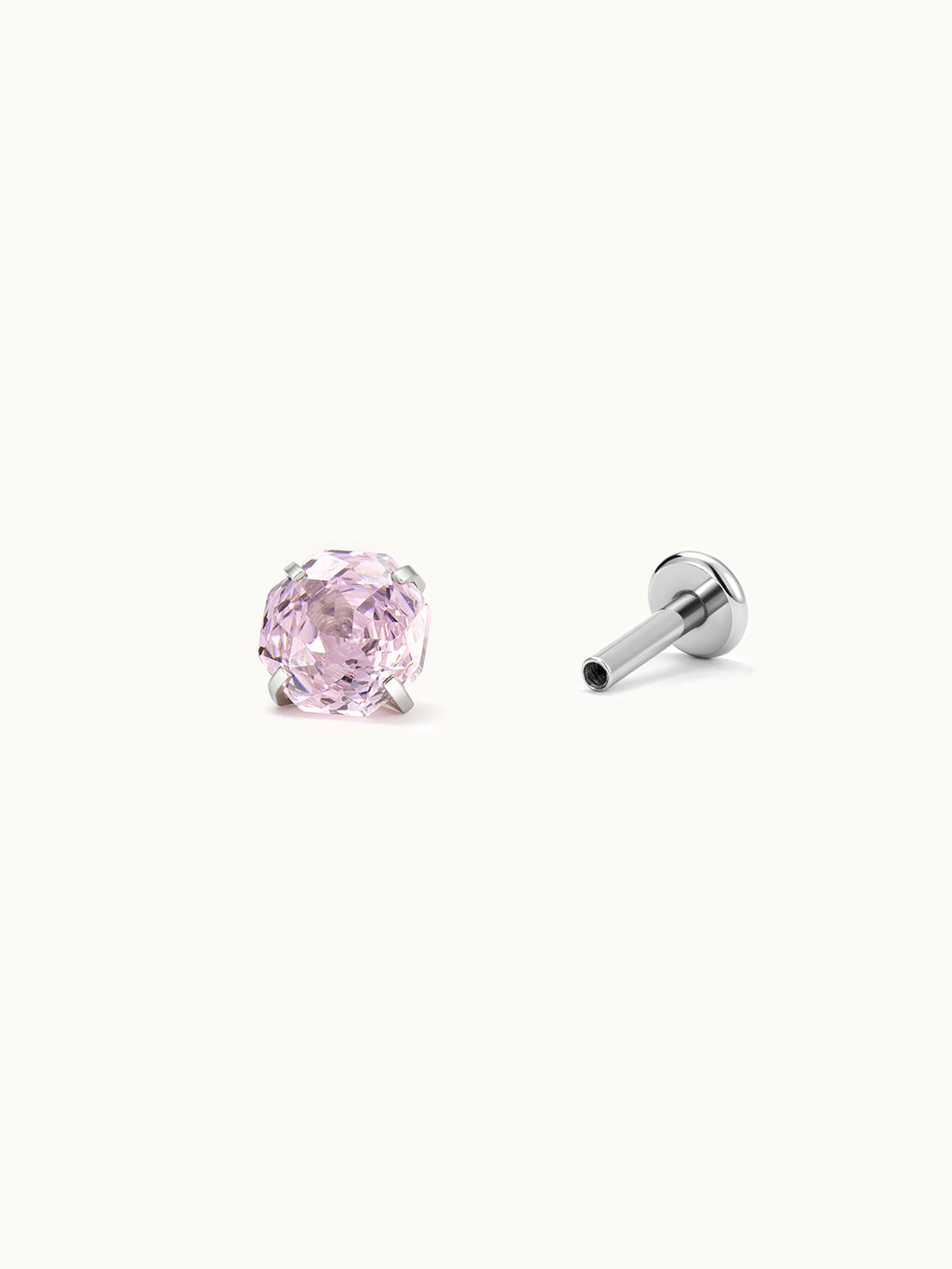 Round-Cut Blue Zirkon Piercing
