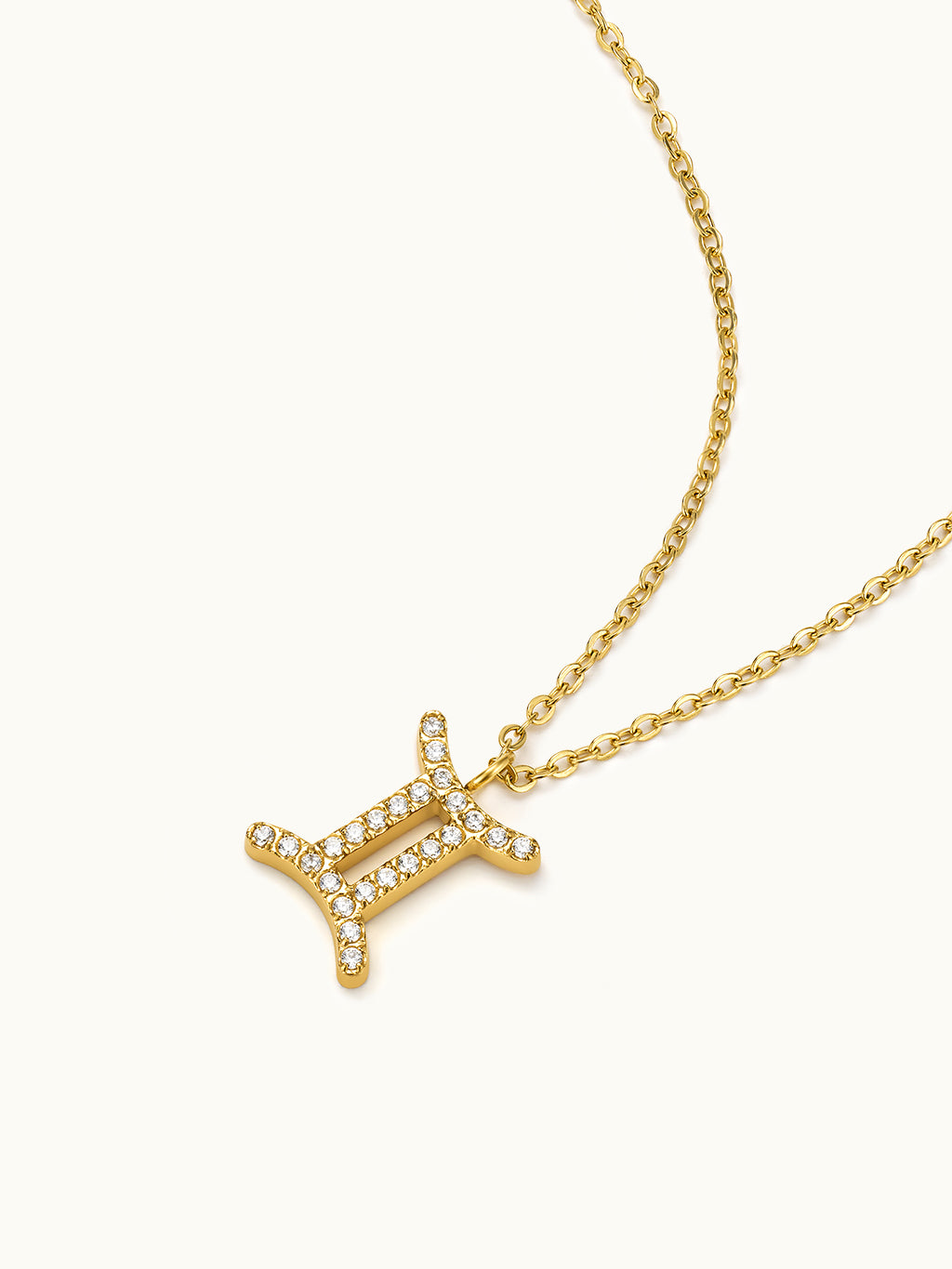 Zodiac Pendant Zirkonia Kette