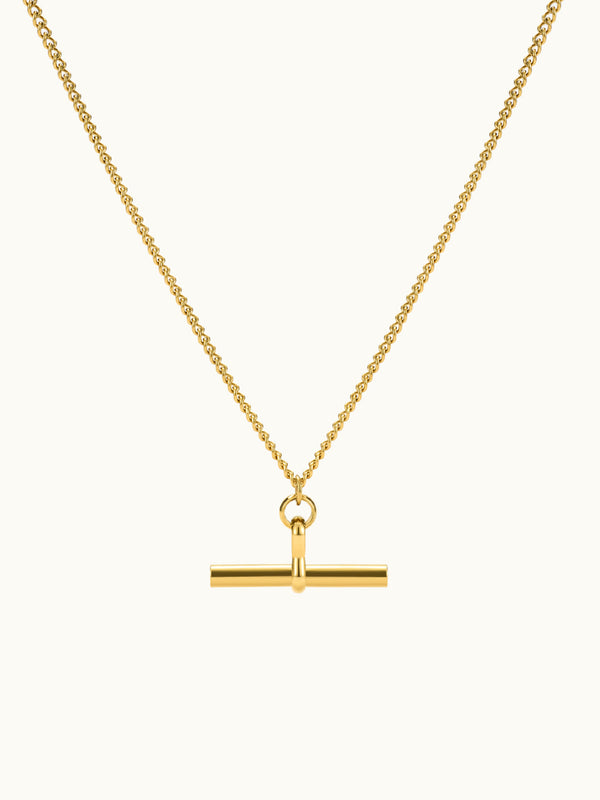 Gold T-Bar Kette