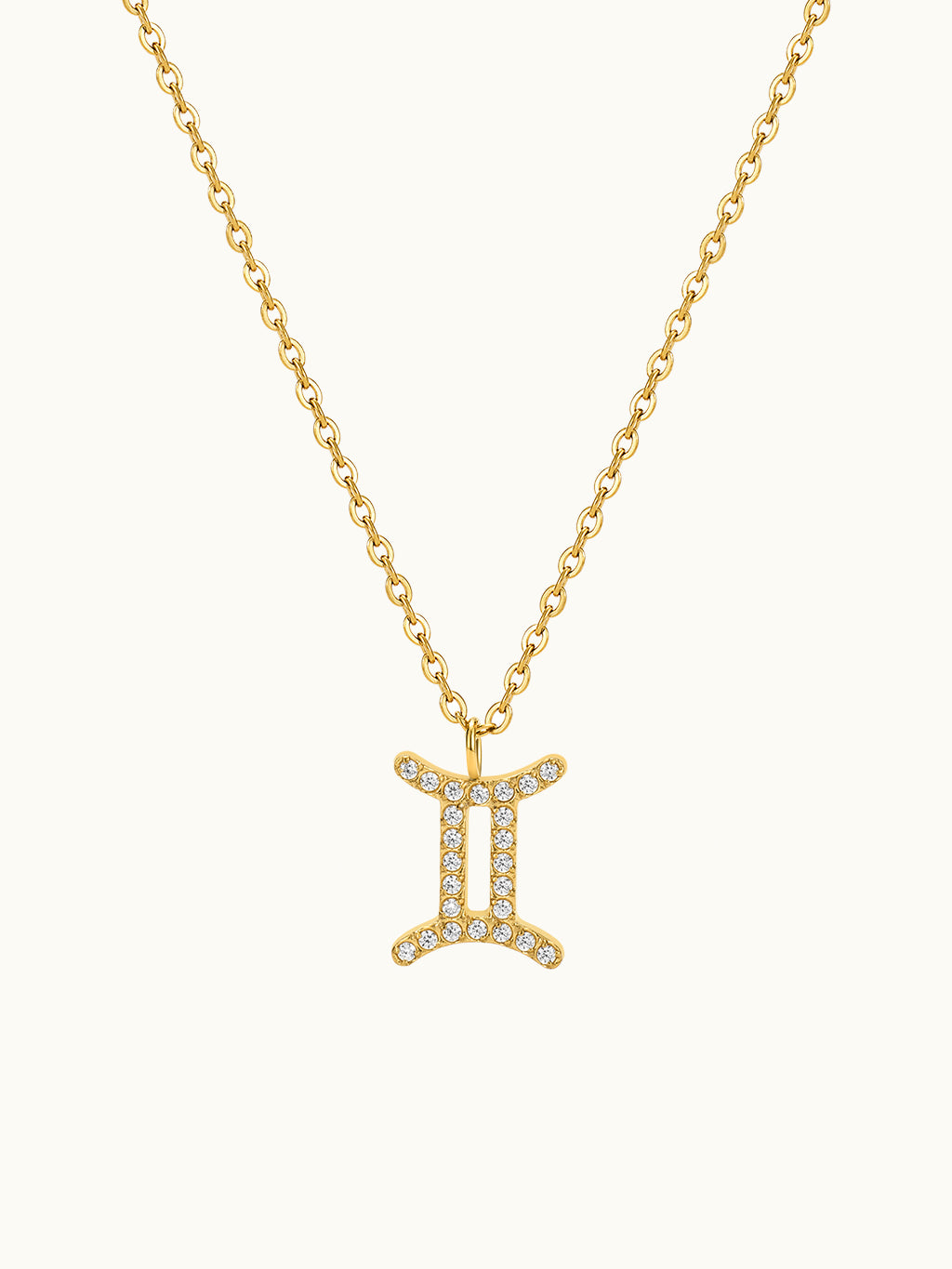 Zodiac Pendant Zirkonia Kette
