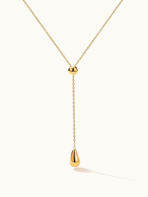 Lariat Y Rain Drop Kette