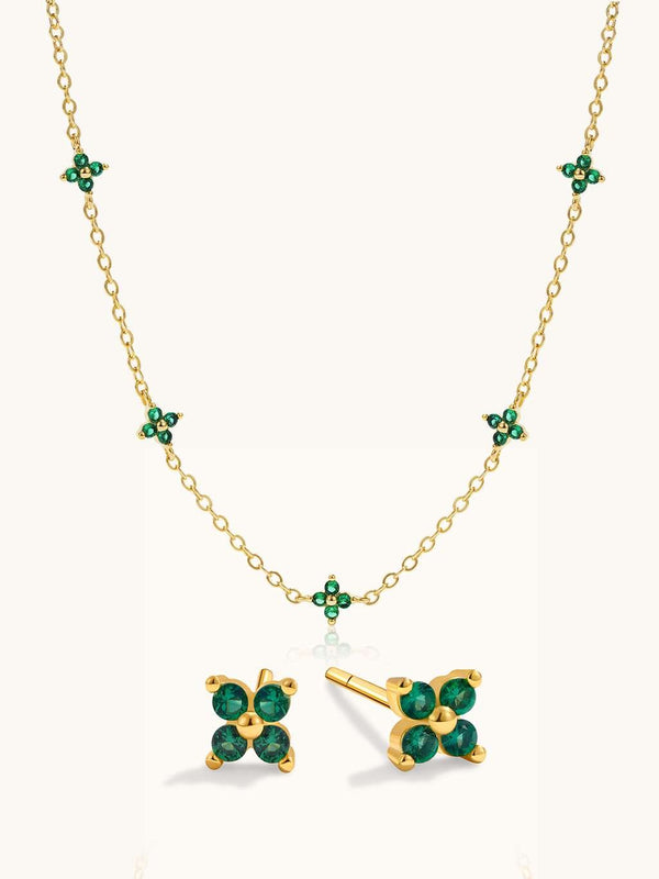 Green Flower Set