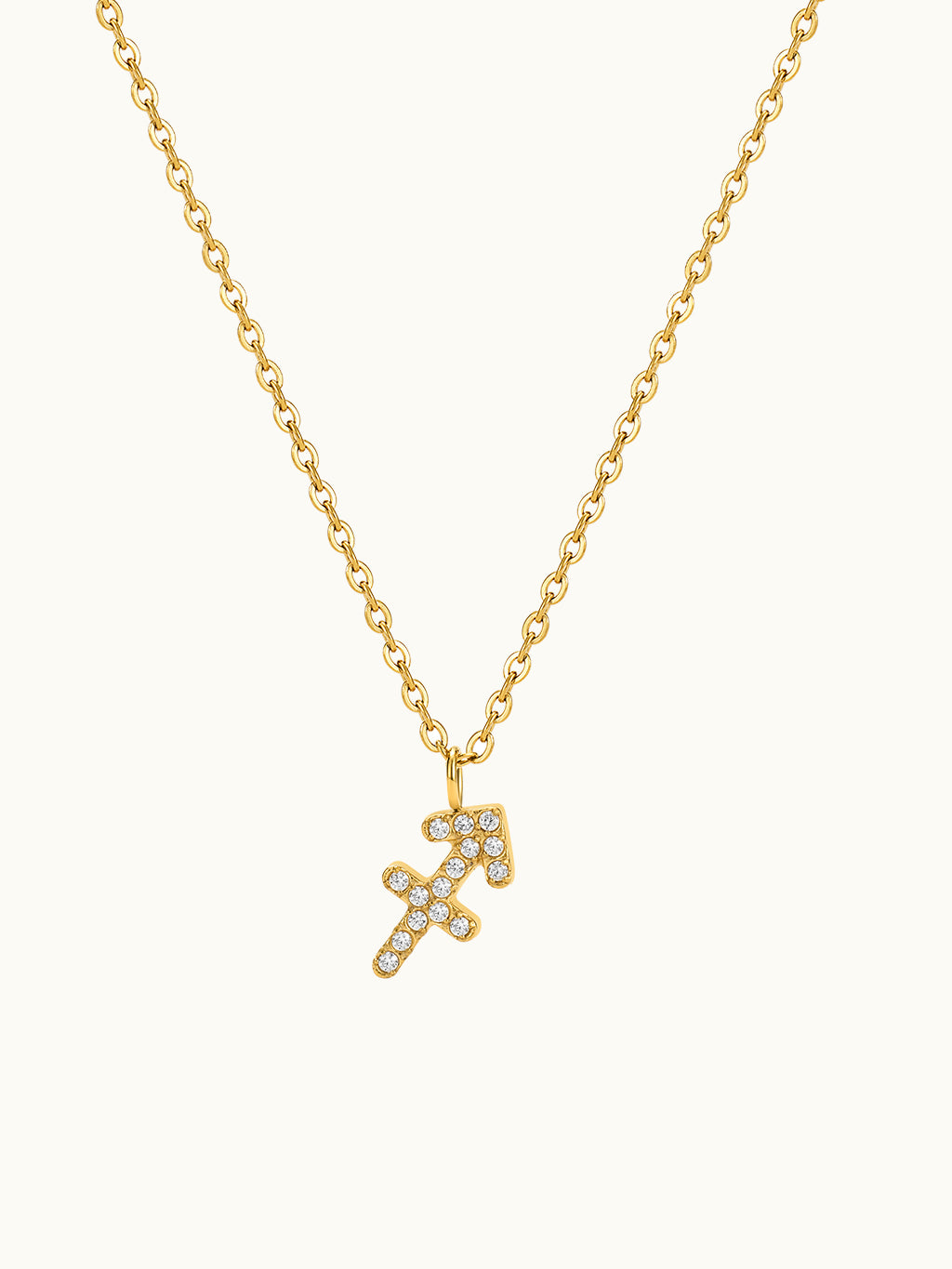 Zodiac Pendant Zirkonia Kette