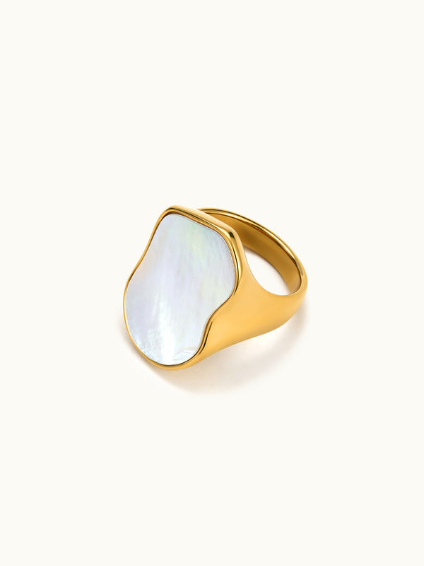 Statement Shell Ring