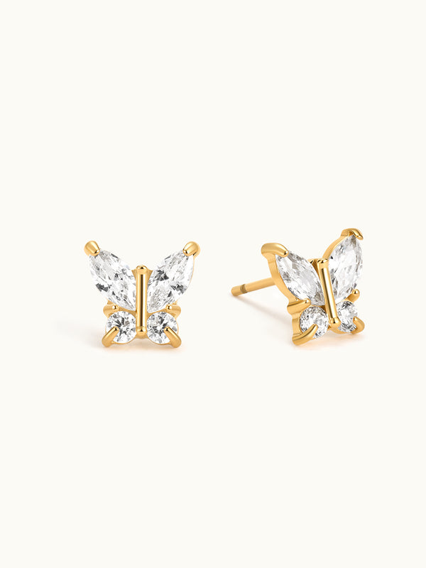 Marquise Zirkonia Butterfly Ohrringe