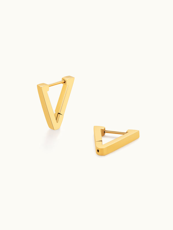Minimalist Triangle Shape Ohrringe