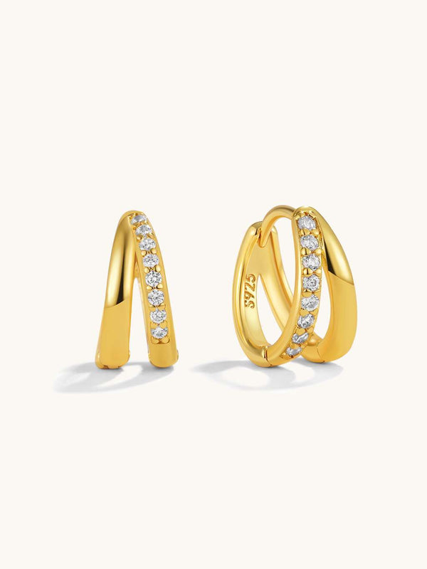 Double Layered Twisted Hoops