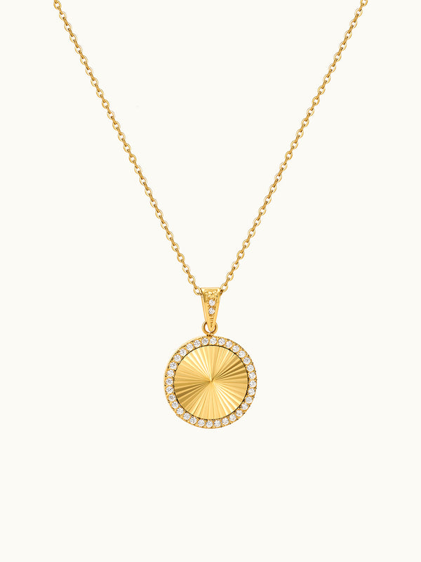 Sunburst Medallion Kette