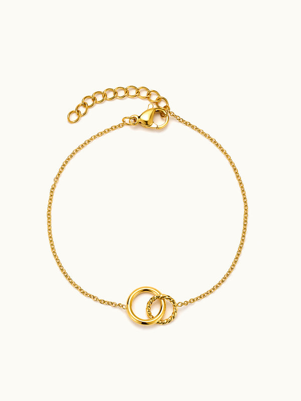 Mini Interlocking Circles Armband