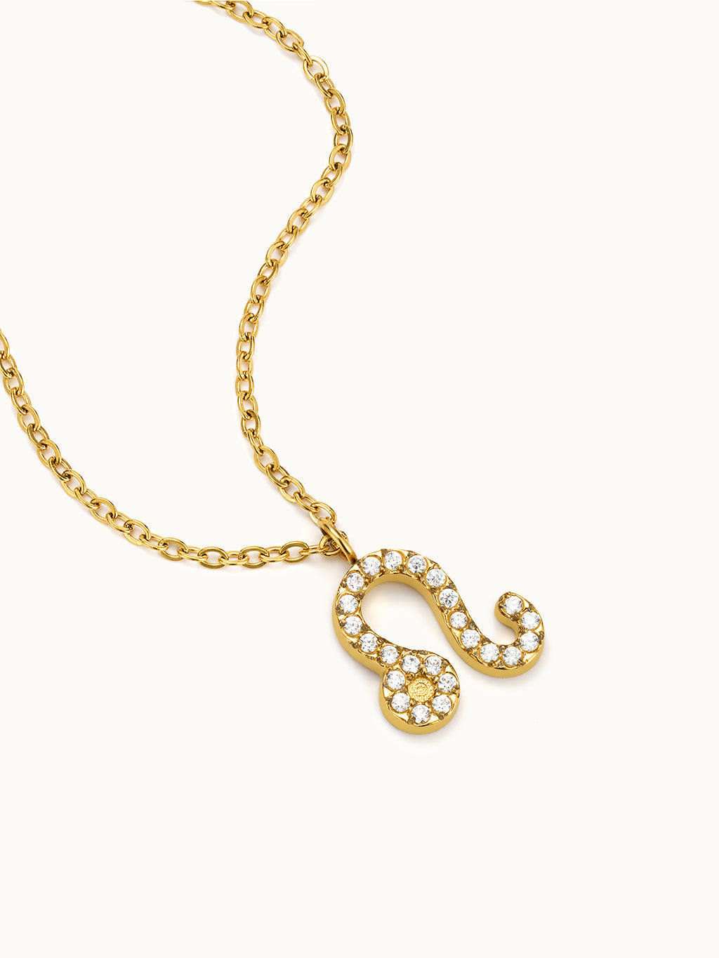 Zodiac Pendant Zirkonia Kette