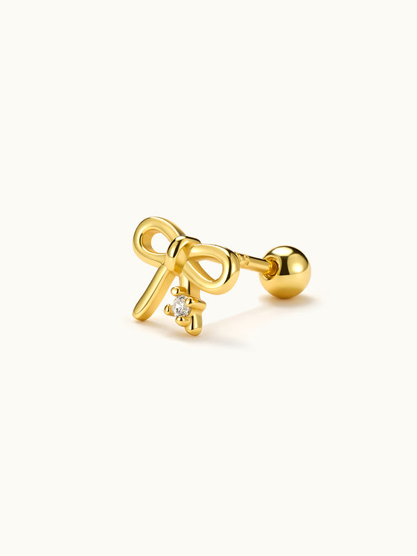 Bow Ball Back Piercing