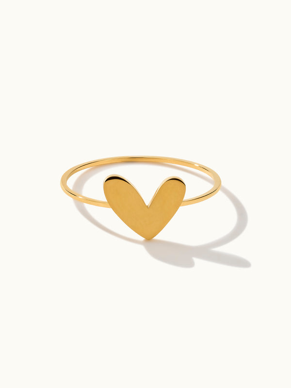 Love Heart Thin Ring