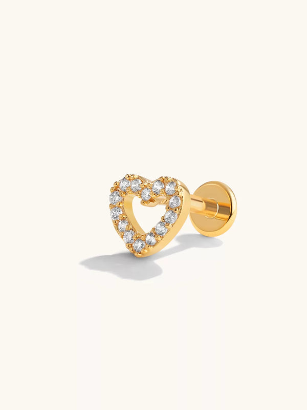 Heart Piercing Gold