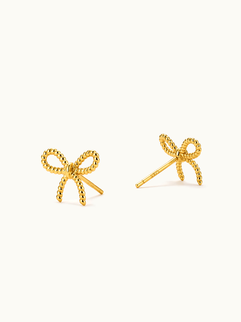 Bow Twist Stud Ohrringe