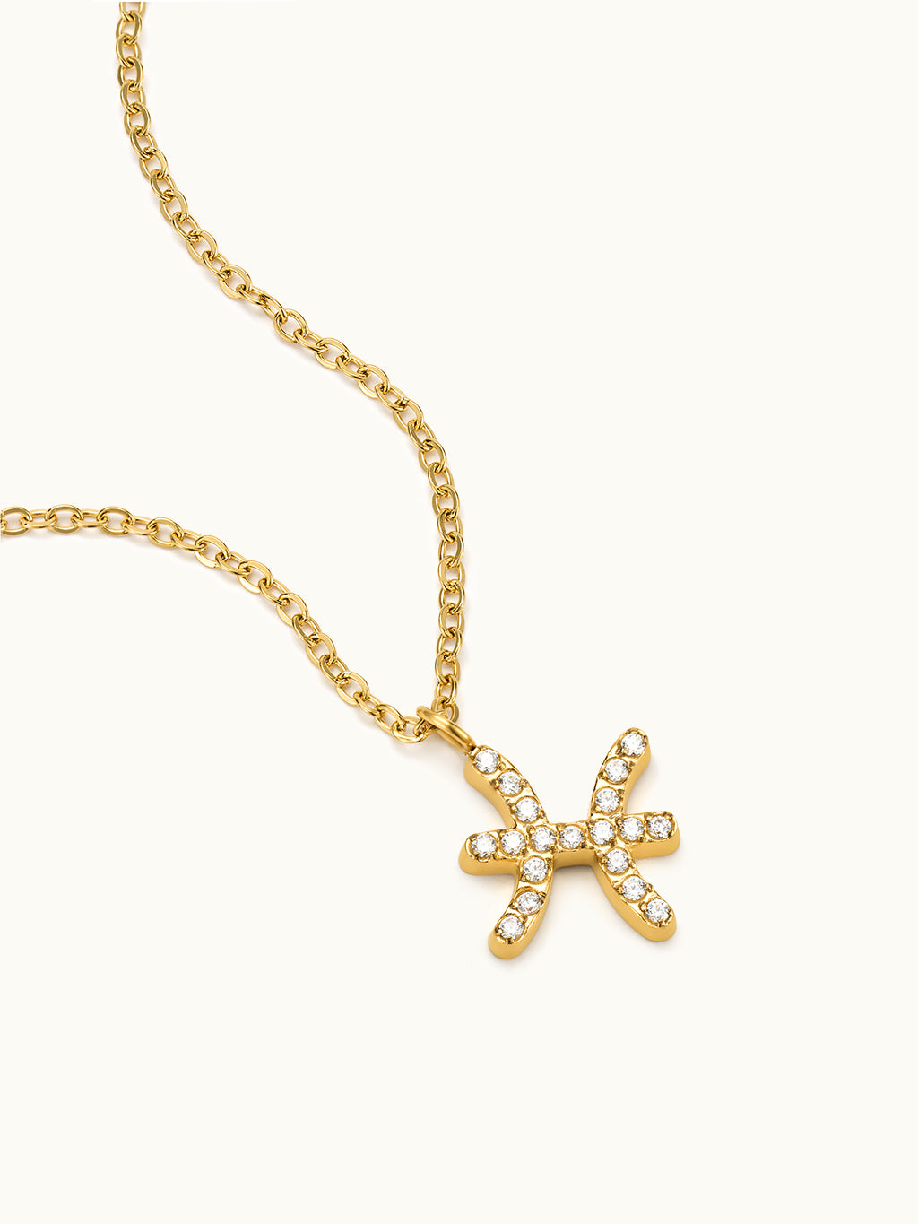 Zodiac Pendant Zirkonia Kette