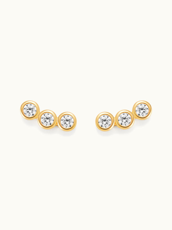 Gem Slide Stud Ohrringe