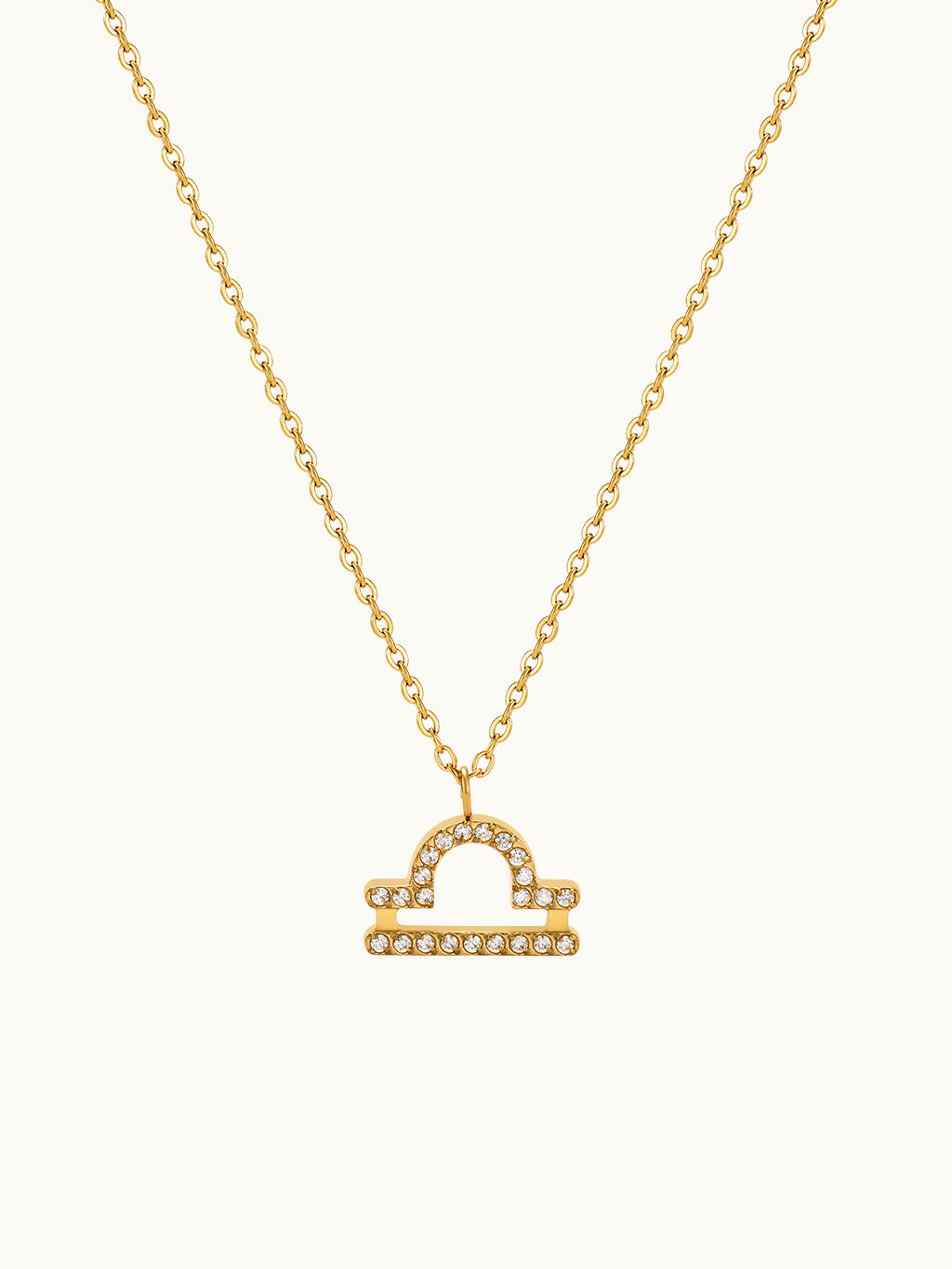 Zodiac Pendant Zirkonia Kette