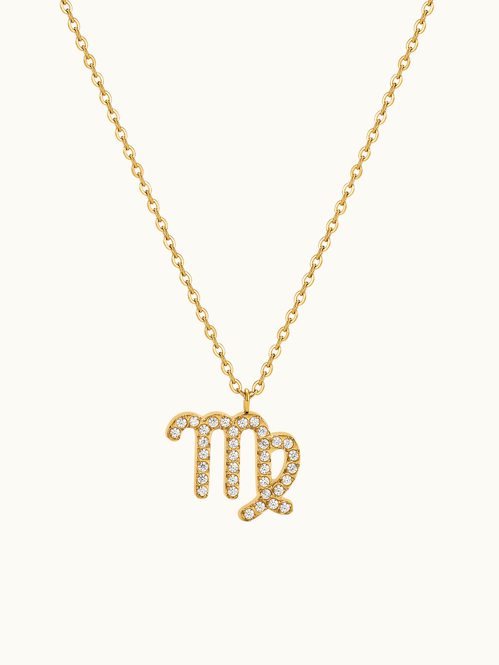 Zodiac Pendant Zirkonia Kette