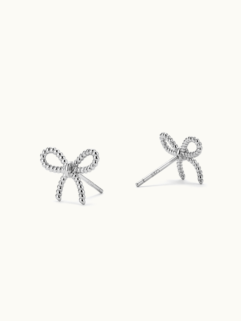 Bow Twist Stud Ohrringe