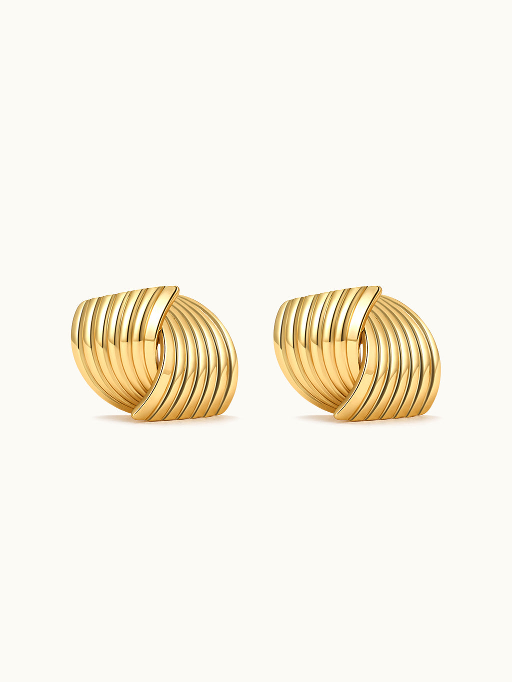 Striped Staggered Stud Ohrringe