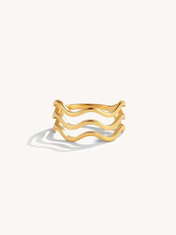 Triple Wave Ring