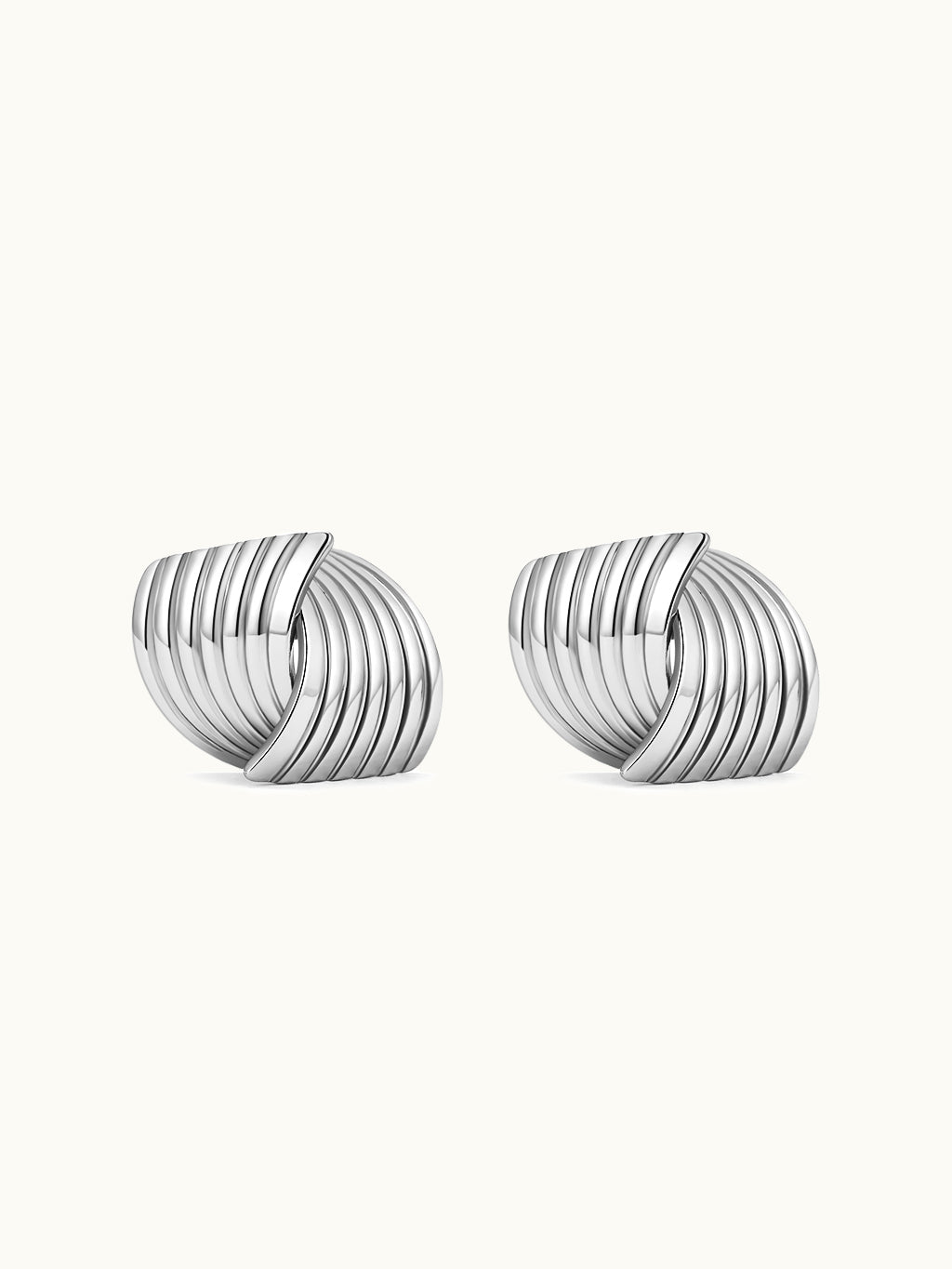 Striped Staggered Stud Ohrringe