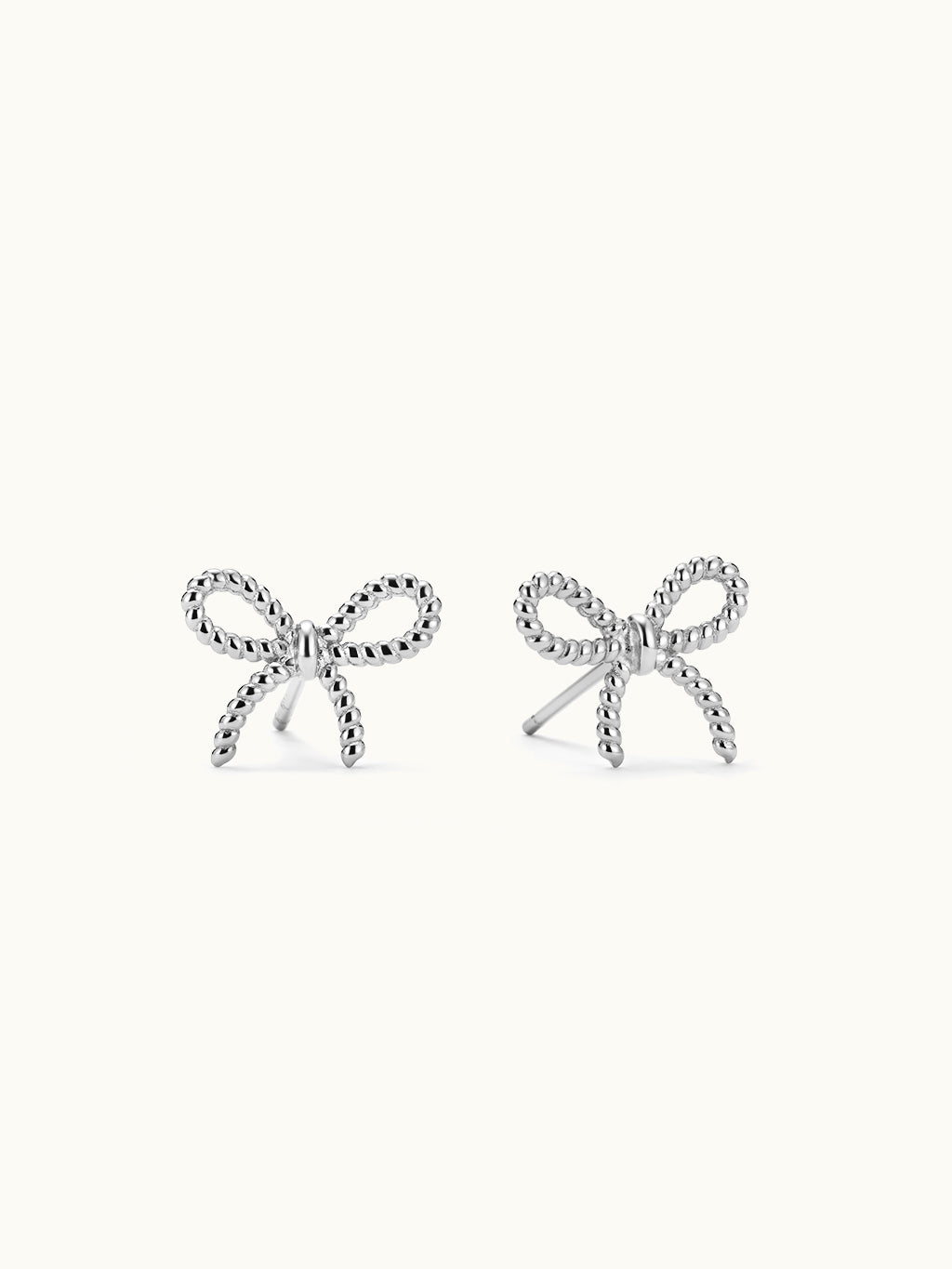 Bow Twist Stud Ohrringe