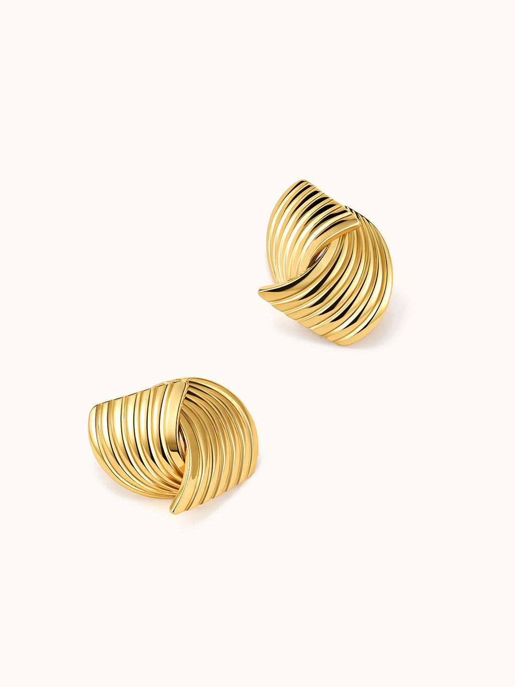 Striped Staggered Stud Ohrringe