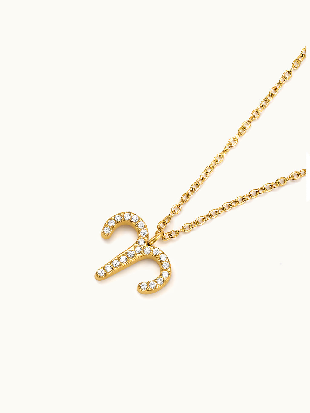 Zodiac Pendant Zirkonia Kette
