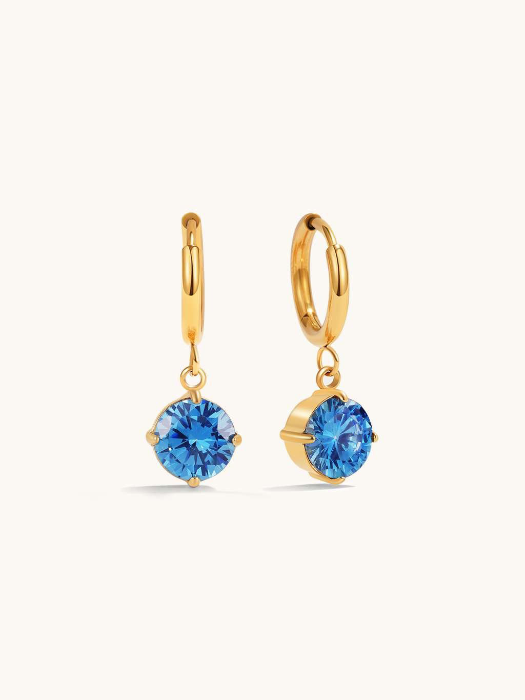 Colorful Gentle Shine Ohrringe Gold 11mm