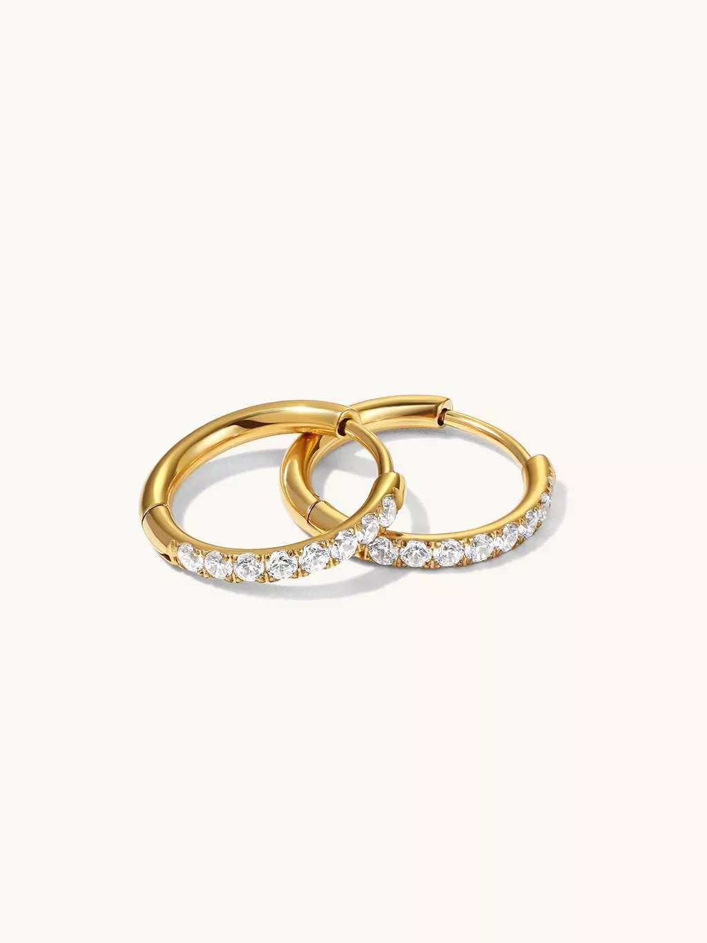 Classic Zirkonia mini Hoop Ohrringe 