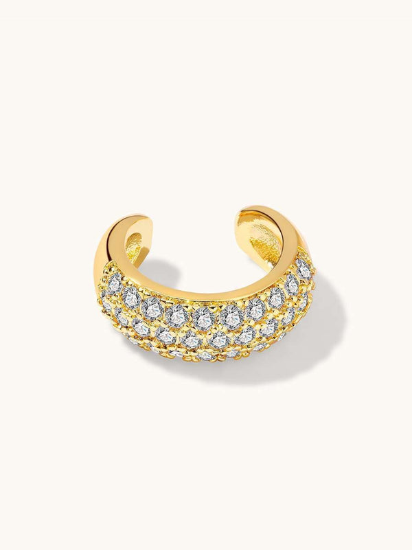 Crystal Zircon Earcuff