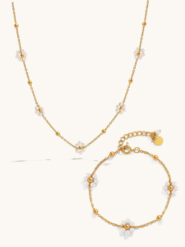 Flower Pearl Set