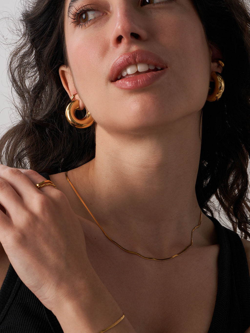 Large Chubby Hoops