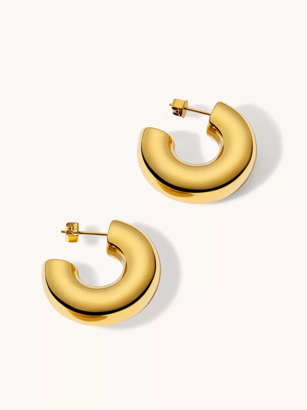Large Chubby Hoops