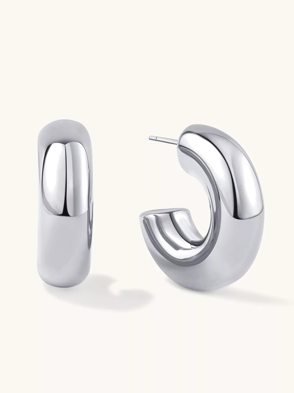 Large Chubby Hoops