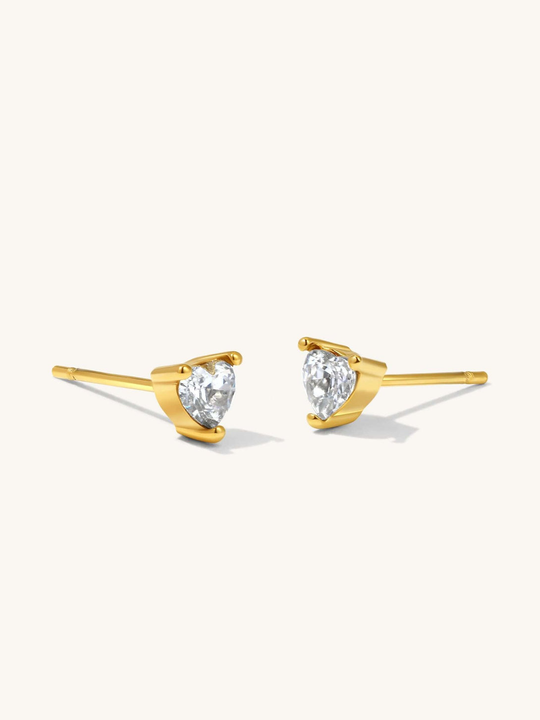 Little Heart Stud Ohrringe Gold