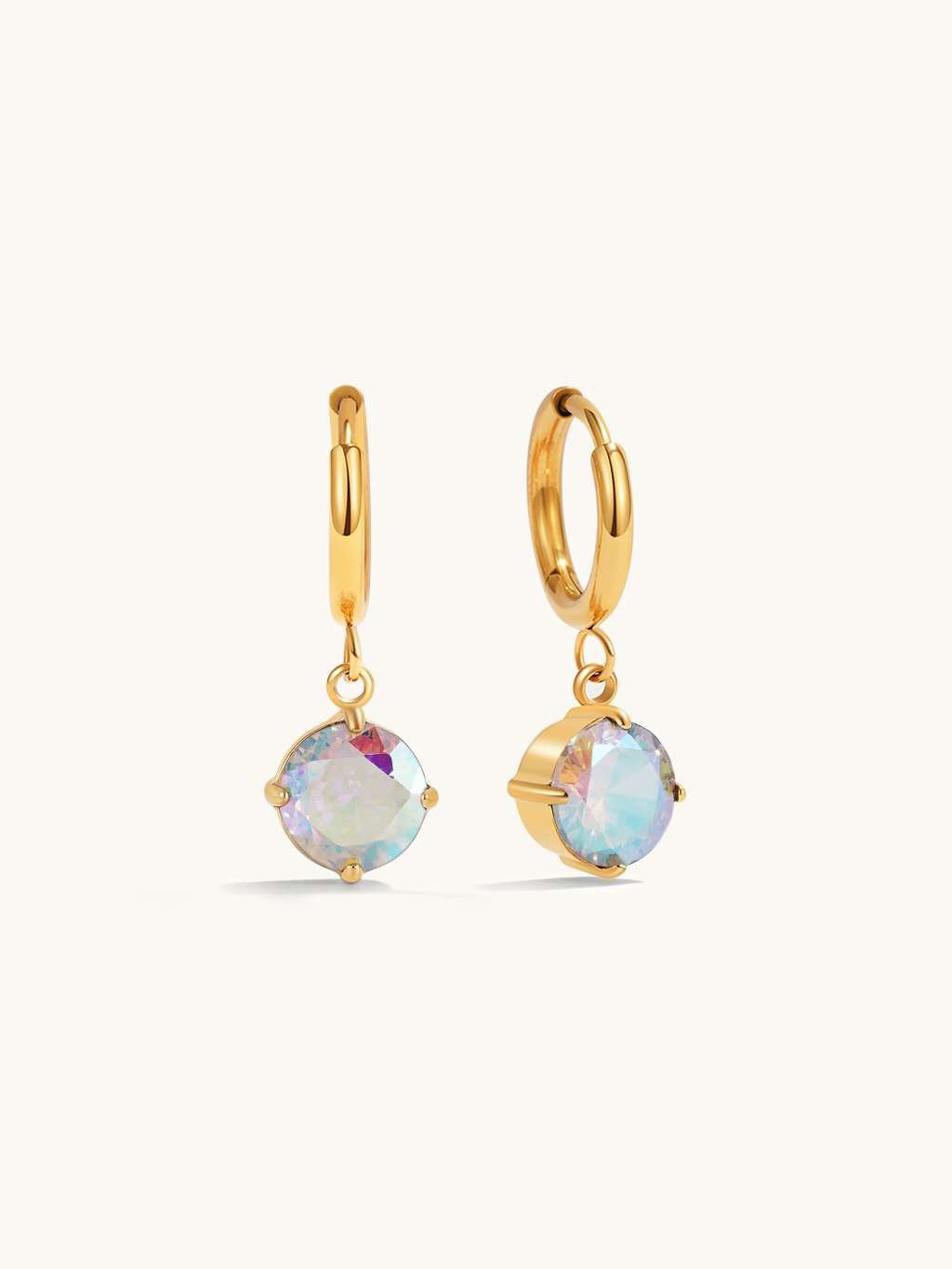 Blaue Gentle Shine Ohrringe Gold 11mm