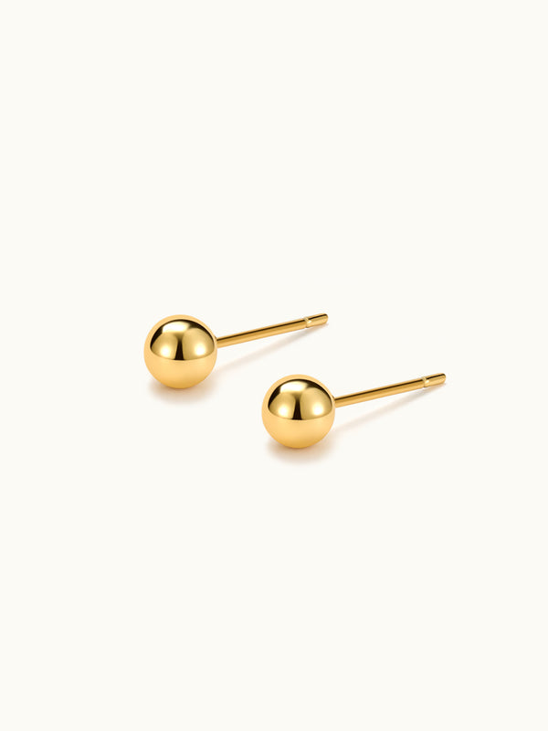 Classic 5mm Ball Stud Ohrringe